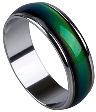 Muzrunq Stimmungsringwechsel Farbringe Temperatur beeinflussen Farbwechsel Ring Emotion Gefühl Schmuck Farbwechsel Temperatur Stimmungsring für Frauen Männer