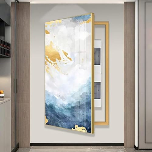 Caja de distribución decorativa para ocultar cuadros – Decoración de contadores de marcos eléctricos – Cubierta de gabinete de caja de fusibles – Pintura colgante – Cubierta de caja eléctrica