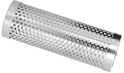 Boîte de Fumage Ronde en Bois pour Barbecue, Infuseur de Saveur Fumée, Boîte de Fumage de qualité Supérieure pour Barbecue, Parfaite pour les Granulés et les Chips – Idéal pour