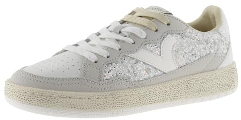 Victoria Baskets 1985 Smash 8806110 | Paillettes & Pièces Cuir & Métal pour Femme