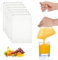 Lot de 6 Sacs à Lait de Noix,Serviettes Filtrantes 20 x 30 cm,Avec Cordon de Serrage,En Mousseline Lavable,Sacs en Nylon Réutilisables,Pour fromage, jus de fruits, café, jus de légumes