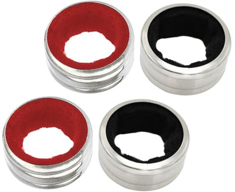 CLISPEED 4 Pezzi Anello di Vino Protezione Vino Anello per Vino Accessori per Vino Accessori Vino Tappo di Bottiglia in Metallo Raccoglitore di Gocce di Vino Acciaio Inossidabile