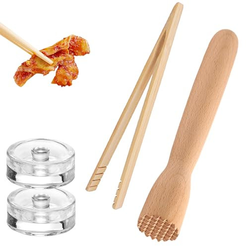 AMONENZ Bocaux le Parfait, Kit de Fermentation, avec Petite Poignée, Bocal Fermentation avec Valve de Fermentation et Poids, pour la Fermentation de Choucroute, Kimchi et Autres Accessoires