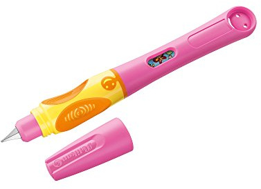 Pelikan 805667 griffix Füllhalter für Linkshänder mit Drehkappe, Berry, 1 Stück in Faltschachtel