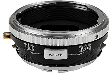 Fotodiox Pro TLT ROKR - Tilt/Shift Lens Mount Adapter for Pentacon 6 (Kiev 66) SLR Lenses to Sony Alpha A-Mount (and Minolta AF) SLR Camera Body