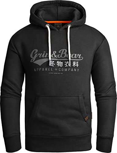 Grin&Bear Hoodie herr sweatjacka GEC704