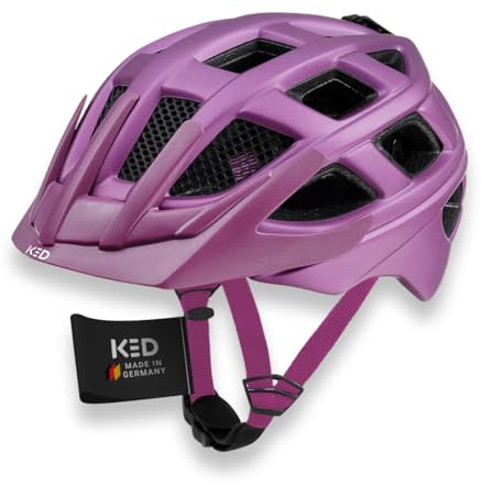 KED Kailu Jugend MTB Helm – Robuster Mountainbike-Helm Mit K-FIT Anpassungssystem Und Sicherer Gurtführung | Farbe: Violet Matt | Größe: 49-53 (S)