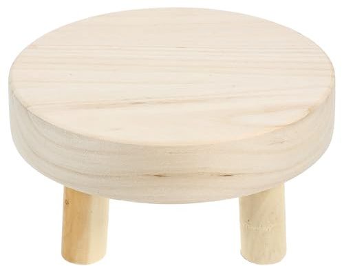 Healeved Support De Fleur De Tabouret En Bois Support De Pot De Fleurs Porte-plante Décoratif Tableau Des Plantes Mini Rehausseur De Centre De Table Plantes Succulentes Petite Plante Frais