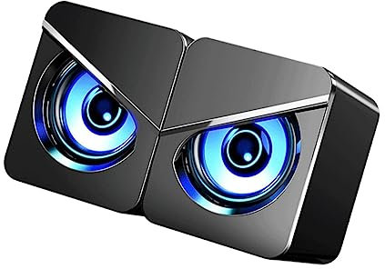 Hemobllo Altoparlante per Computer USB Cassa Acustica Esterna per Suono Resistente e Pratico