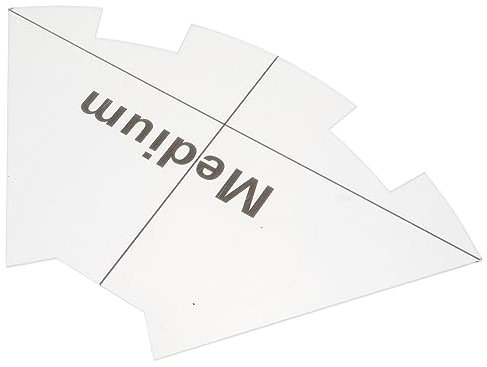 IWOWHERO Dreieckiges Quilt-lineal Aus Kunststoff Transparentes Schneide Und Nählineal Für Patchwork Und Quilting Multifunktionales Quilt-werkzeug Zum Und Schneiden