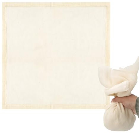 Stamigna per scolare il latte di noce, borsa riutilizzabile per filtrare il latte di noci, maglia fine, forniture per la produzione di formaggio, gadget da cucina per latte di soia, yogurt e caffè