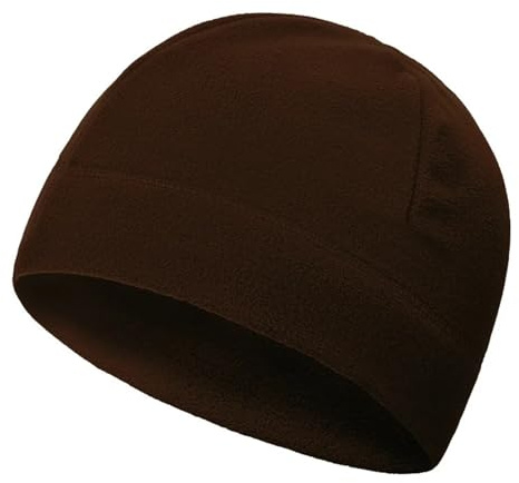 Cappellini da ciclismo all'aperto Cappelli invernali in pile caldo for uomo Donna Sci trekking antivento Bandana Passamontagna termico con cappelli for le orecchie per il Ciclismo(Coffee)