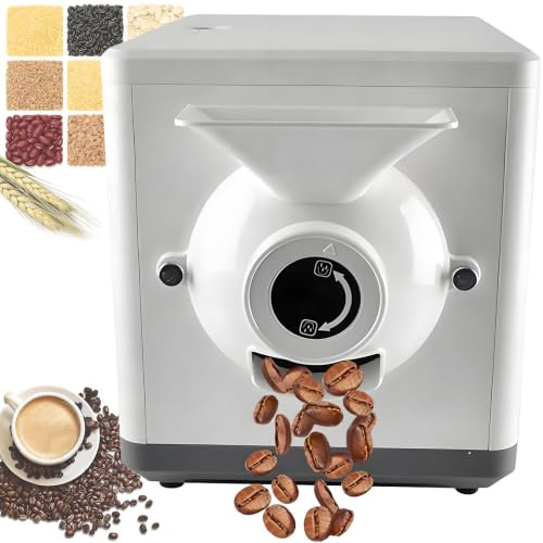 1600W elektrisk kafferost,kaffemaskiner med bönor - 1500G stor kapacitet non-stick-kanna med kafferost,0-90 min timer och 100℃-250℃ temperaturkontroll,för kommersiell, hemrostning av nötter,spannmål
