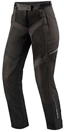 SHIMA JET - Atmungsaktive MESH-Paneele, Wasserdichte, Herausnehmbare Membrane, Level 2 Rückenprotektor inklusive, Erweiterte Einstellmöglichkeiten (Hose Damen, Schwarz, XS)