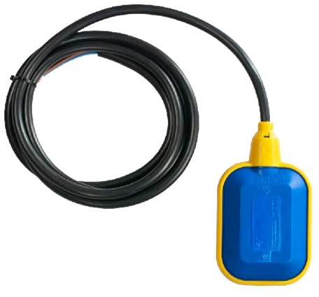 Galleggiante a Interruttore KEY, Press Control Sensore Livello Acqua per Pompa con Contrappeso per Acqua Pulita e Sporca, Sensore Allagamento, Made in Italy (cavo 10mt)