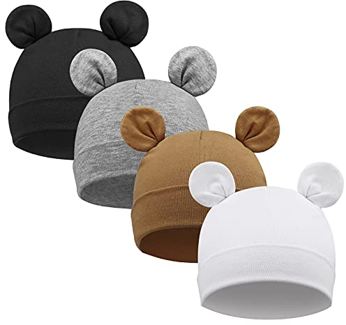 DRESHOW Unisex Mütze für Jungen & Mädchen - Wendemütze Jersey Slouch Beanie für Frühling & Kindergarten