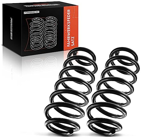 Frankberg 2x Federn Fahrwerksfeder Vorderachse Kompatibel mit A6 4F2 C6 2.7L Stufenheck 2004-2011 A6 Avant 4F5 C6 2.7L 3.1L Kombi 2005-2011 Replace# 4F0411105BJ