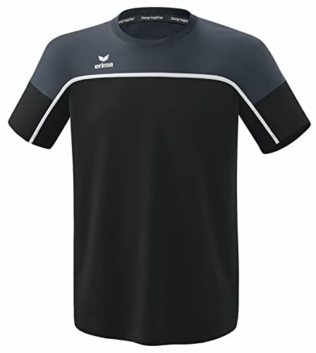 erima „Change by Funcional Camiseta, Black Grey/Slate Grey/Blanco, 128 Unisex niños