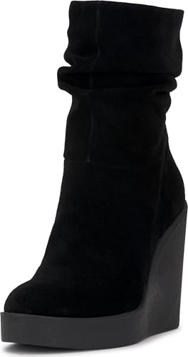 Jessica Simpson Mynette Slouch Wedge Bootie, Black, 12