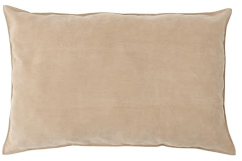 Funda de cojín de chenilla, 60 x 90 cm, con cremallera, suave y agradable para la piel, cojín de sofá portátil, para sofá, dormitorio, decoración, viaje, color marrón
