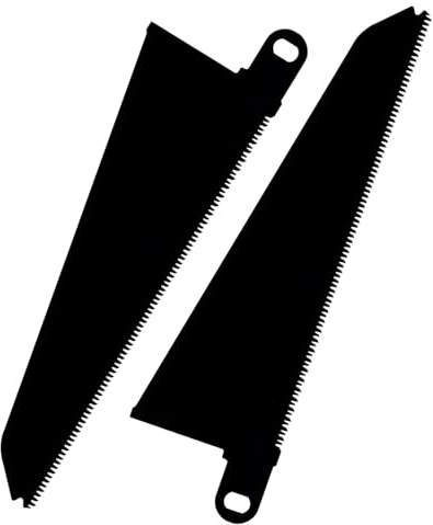 SSB229CT - Lame per sega alternativa, compatibili con Black and Decker, lama per legno e plastica, per legno tenero, plastica, acciaio, taglio di tubi, cartongesso, truciolato (nero)