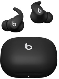 Beats - Powerbeats Fit - Wireless Noise-Cancelling Workout Earbuds with Upgraded Secure Fit Wingtips, IPX4, Up to 30H of Battery Life & Charging case, Compatible with Apple & Android - Jet Black