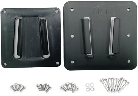 Anti-Rust Quick Release RV TV Mount, Plastic Polymer, VESA 100x100mm, for Screens up to 43 inches and 30 lbs, Low Profile Wall Bracket, for Camping, Truck, Movie Night