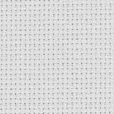 generique - CREADETEX.COM Toile Point de Croix AIDA 5.5 Blanc Coupon 50X40 cm Tissus Broderie à Broder