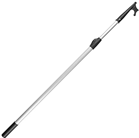 Sprenger Teleskop Bootshaken aus eloxiertem Aluminium I kompakt, arretierbar und ausziehbar, 110 – 177 cm, Ø 30 mm I schwimmfähig und seewasserbeständig