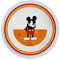 EGAN Piatto Pizza Mickey I am Arancione Ø 30 CM