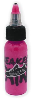 SneakArts Farbe für Leder und Textil – Magenta – 30 ml – Personalisierung für Sneaker, Schuhe, Lederwaren, Kleidung, Jeans