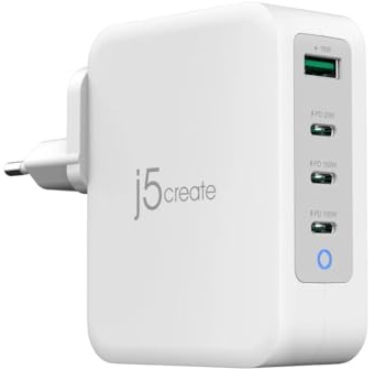 CARICABATTERIA A 4 PORTE GAN USB-C 130W