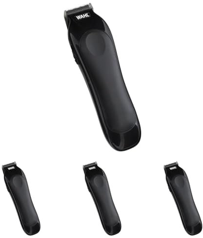 Wahl Mini Pro Cordless Trimmer, Men’s Beard Trimmer, Mini Hair Trimmers for Men, Stubble Trimming, Battery Powered, Lightweight, Male Grooming Set, Facial Hair Care Kit (Pack of 4)