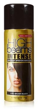 High Beams Intense Temporary Spray-On Hair Color (76g) Colour: 30 Brown Black