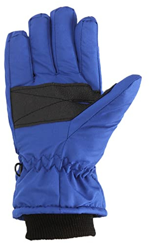 Windproof Girls Boys Snowboarding Ski Gloves Size Kids M/L Skating Outdoor Warm Winter Snow Kids Gloves Mittens Children Mitten Toddler Kids Warm Gloves (Blue, M)