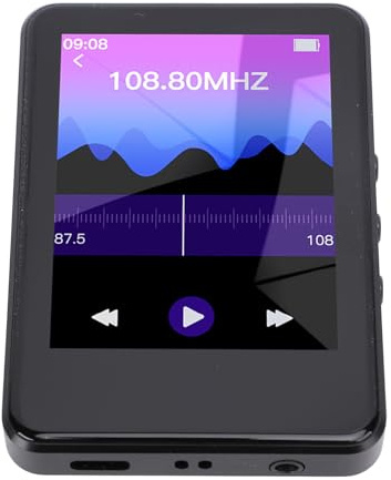 Annadue MP4 -spelare med Bluetooth, 2,4 Tums Pekskärm MP4 Musikspelare med Kamera Video Picture Radio Electronic Book Högtalare Calculator