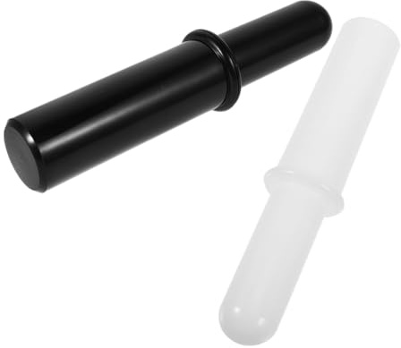 VALICLUD Lot de 2 Poussoirs Universels pour Hachoir à Viande Plastique Léger Couleurs Noir et Blanc Accessoire Polyvalent Cuisine Outil de Poussée pour Viande et Aliments Usage