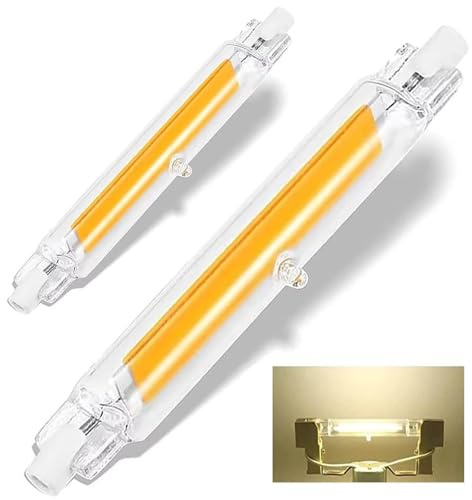Lampadina R7S LED 118 mm dimmerabile (20 W equivalente a 200 W lampadina alogena), R7S LED 118 mm con bianco naturale 4000 K 2000 lm, senza sfarfallio, illuminazione a fascio 360°, illuminazione
