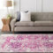 Livabliss Syracusa Vintage Rug - Area Rugs Living Room 160x220 cm, Dining Floor, Kitchen, Traditional Multicoloured Boho Style, Easy Care Pile, Bohemian Large Rug, Fuchsia, Beige and Ivory