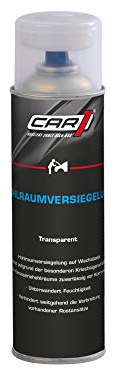 CAR1 Hohlraumversiegelung Korrosionsschutz Wachsbasis Hohlräume Tür Seitenteil Kofferraumdeckel Motorhaube Sprühdose transparent 500 ml