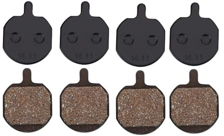Vbestlife 4 Paires de Plaquettes de Frein ¨¤ Disque de v¨¦lo m¨¦talliques, Plaquettes de r¨¦sine de Remplacement de Frein ¨¤ Disque fiables pour Semelle Hayes MX2/3/4/5 CX5 GX-C GX2,