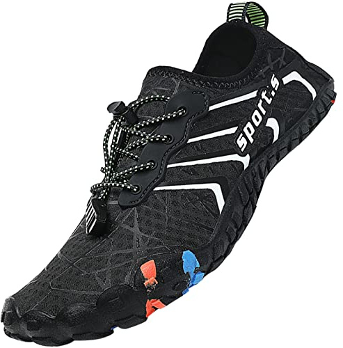 Lvptsh Water Shoes for Men and Women - Barefoot Sports Aqua Socks for Beach, Swim, Pool, Surf, Yoga, Running, Surfing, Boating - Quick Drying