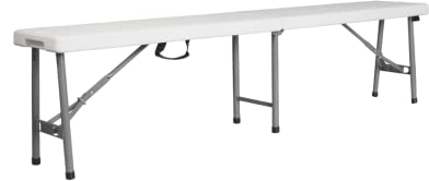 BRIMO Klappbank bruchsicherer Kunststoff - 5 Jahre Garantie Faltbank