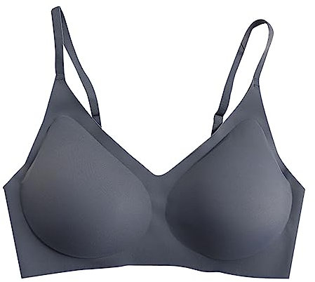 Sachen - Brasier triangolare con spalline regolabili, reggiseno triangolare con spalline convertibili lingerie rossa, blu, L