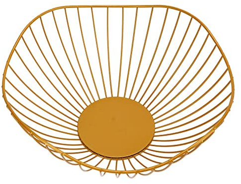Frutero de Alambre, Cesta de Comestibles, Cable Ancho, Servicio para Frutas Secas, para Hacer Cestas de Dulces