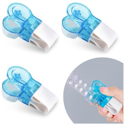 Portable Pill Taker 3 Pack Pill Popper for Blister Packs Pill Opener Tool for Nurses Household Gadgets Pill Punchers