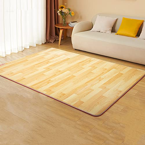 Tapis de Salon, Tapis de Sol Chauffant, Chauffage au Sol, Tapis imperméable avec Envers en Caoutchouc antidérapant, pour Chambre à Coucher, Salle à Manger, Bureau à Domicile, 150 x 200 cm