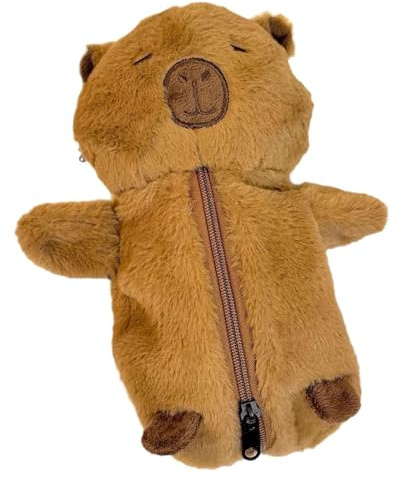LAIOUSN Plush Animal Pen Bag Large Capacity Pencil Case Light Weight Pouches Organizers Bag for Student Child Fun and Functional Pencil Case