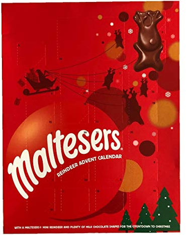 Calendrier de l'Avent Noël au chocolat Reindeer Malteser Merryteaser