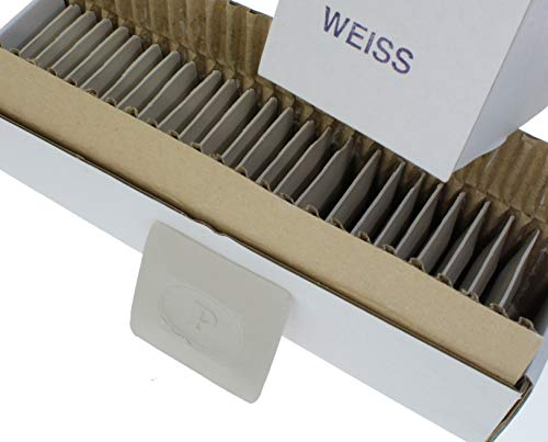 zipworld Qualitäts - Schneiderkreide, Tonkreide P 25 Stück/Packung (weiß)